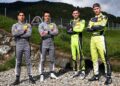 Titelaspiranten: (v.li.) Berkay Besler, Gabriele Piana, Jay Mo Härtling und Enrico Förderer