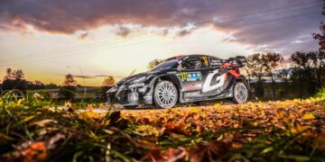 WM-Spitzenreiter Sébastien Ogier (Toyota GR Yaris Rally1) führt nach der ersten Etappe der Central European Rally das Klassement an