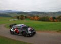 Sébastien Ogier (Toyota GR Yaris Rally1) bleibt auch nach der Freitagsetappe der Central European Rally in Führung