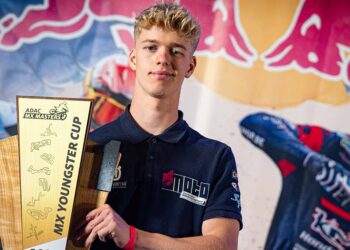 Mads Fredsoe wurde ADAC MX Youngster Cup-Champion 2025, sein zweiter ADAC-Titel nach dem Sieg im ADAC MX Junior Cup 125 in 2023