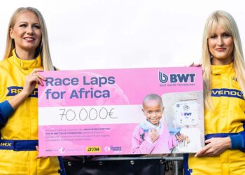 BWT und die DTM spenden dieses Jahr 70.000 Euro für sauberes Trinkwasser