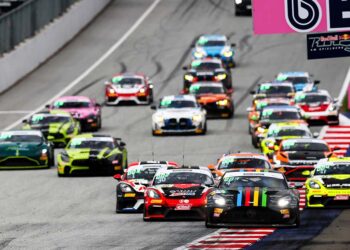 Volle Action: Die ADAC GT4 Germany startet 2026 auf dem Red Bull Ring in die Saison