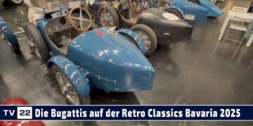 MOTOR TV22: Due Bugattis auf der Retro Classics Bavaria 2025