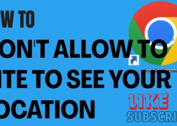 How To Don’T Allow To Site To See Your Location #chrome  #chromeupdate