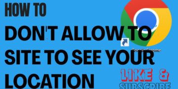 How To Don’T Allow To Site To See Your Location #chrome  #chromeupdate