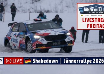 🇩🇪 LIVE: Jännerrallye 2026 | Shakedown | Freitag, 02. Jänner 2026