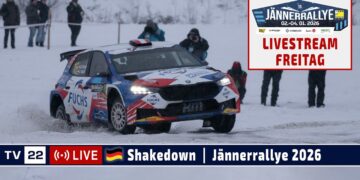 🇩🇪 LIVE: Jännerrallye 2026 | Shakedown | Freitag, 02. Jänner 2026