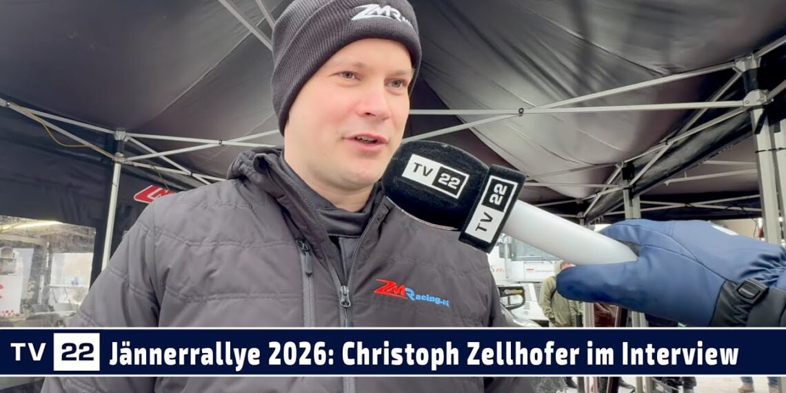 MOTOR TV22: Christoph Zellhofer im Interview bei der Jännerrallye 2026
