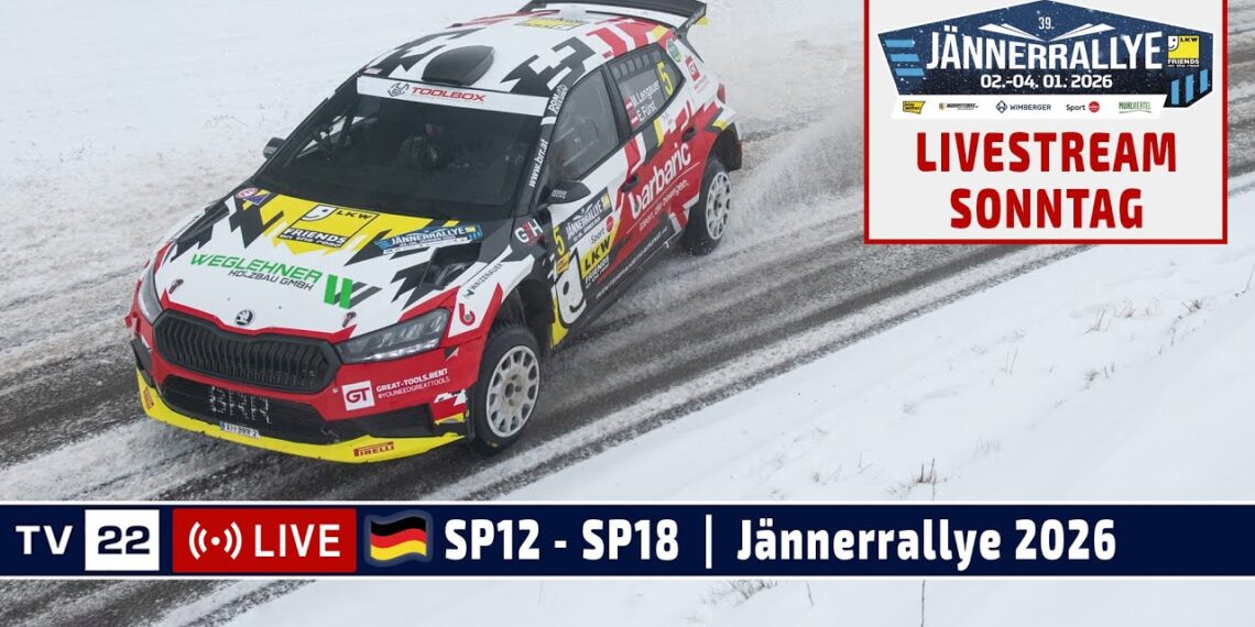🇩🇪 LIVE: Jännerrallye 2026 | SP12 – SP 18 | Sonntag, 04. Jänner 2026