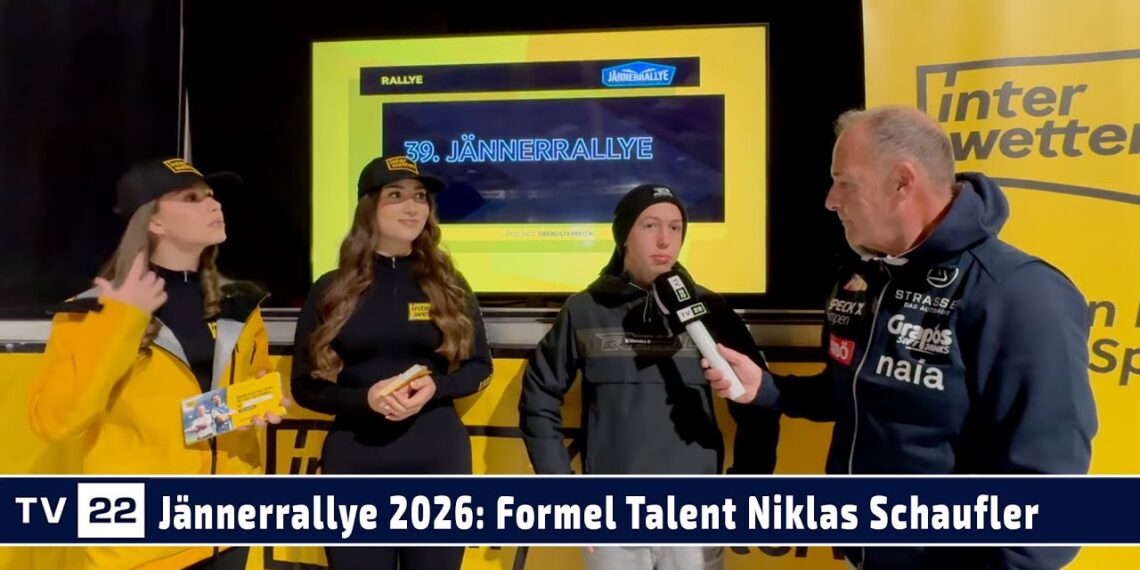 MOTOR TV22: interwetten und Formel-Talent Niklas Schaufler bei der Jännerrallye 2026