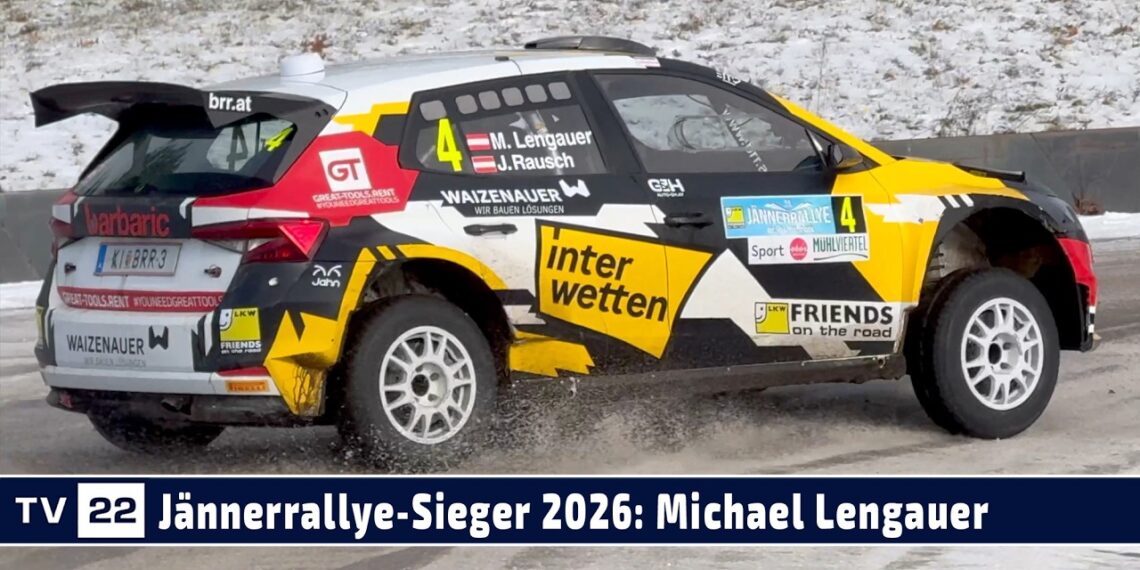 MOTOR TV22: Jännerrallye-Sieger Michael Lengauer – Sound, Drifts & Interviews Jännerrallye 2026