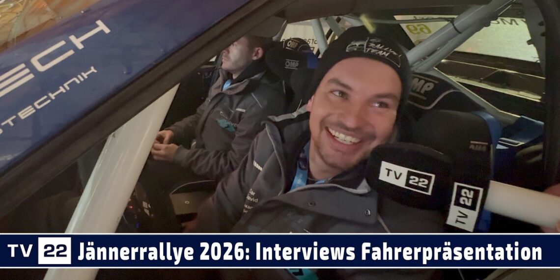 MOTOR TV22: Die Interviews und Stimmen von der Fahrerpräsentation der Jännerrallye 2026