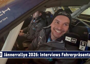 MOTOR TV22: Die Interviews und Stimmen von der Fahrerpräsentation der Jännerrallye 2026