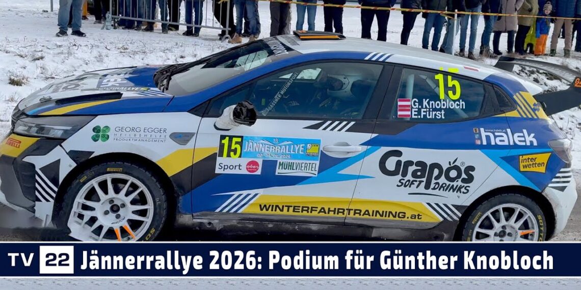 MOTOR TV22: Günther Knobloch & Erik Fürst sicher sich ORM2-Podium im Grapos Clio | Jännerrallye 2026