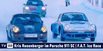 MOTOR TV22: Kris Rosenberger mit seinem Porsche 911 SC beim F.A.T. Ice Race Zell am See 2026