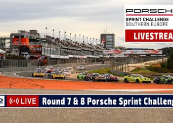 LIVE: Porsche Sprint Challenge Barcelona Race 7 & 8 Sport & Club Division – 28.02.2026