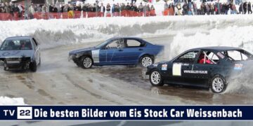 MOTOR TV22: Die besten Bilder vom Eis Stock Car | Eisrennen Weissenbach 2026