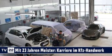 MOBIL TV22: Lehre, Geselle, Meister: Der junge Karosseriebau-Profi Marco übernimmt Verantwortung