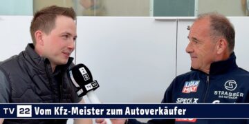 MOBIL TV22: Weiterbildung für einen KFZ-Meister im Autohaus: Alex startet seine Verkäuferausbildung