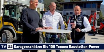 Garagenschätze: Bagger, Radlader & Co – die bisher schwerste Garage von 800 kg bis 100 Tonnen