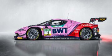 Matteo Cairoli startet im Look von DTM-Serienpartner BWT (Foto: Emil Frey Racing)