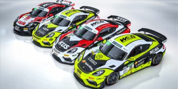 AVIA W&S Motorsport bietet wieder vier Porsche auf (Foto: Berzerkdesign/AVIA W&S Motorsport)