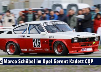 MOTOR TV22: Marco Schöbel im Opel Gerent Kadett CQP beim Autoslalom Röthis | Dinovino Automobil Cup