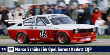 MOTOR TV22: Marco Schöbel im Opel Gerent Kadett CQP beim Autoslalom Röthis | Dinovino Automobil Cup