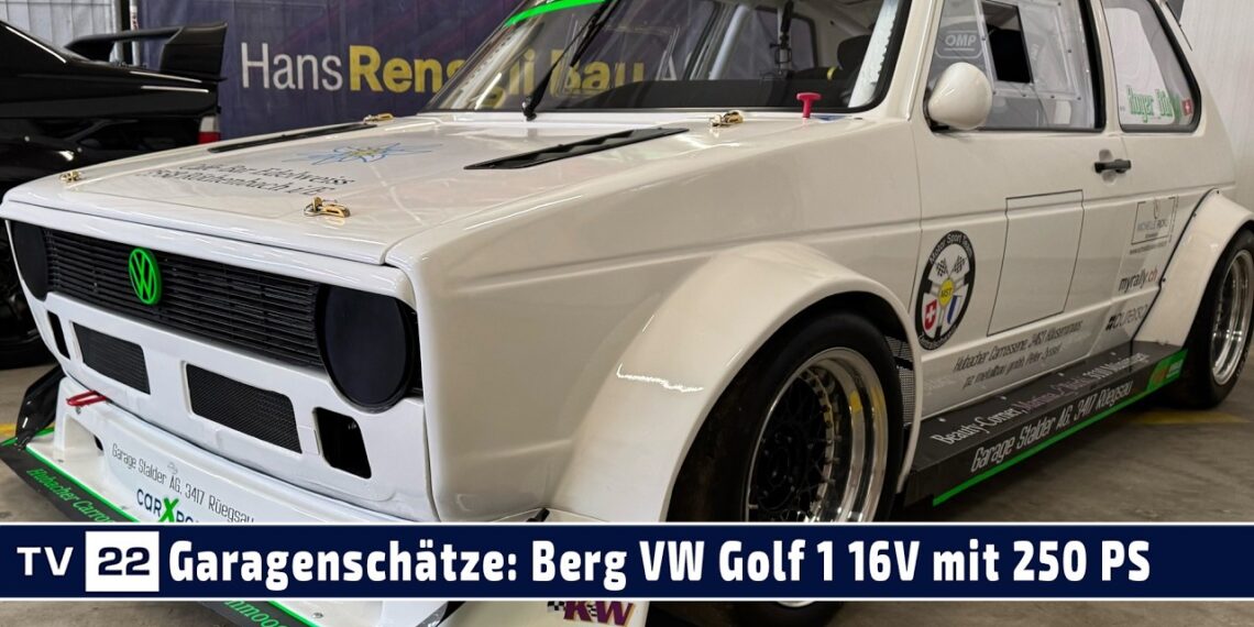 Garagenschätze: VW Golf 1 mit 250 PS in der  Schweizer Bergmeisterschaft von Roger Bürki