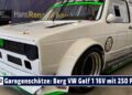 Garagenschätze: VW Golf 1 mit 250 PS in der  Schweizer Bergmeisterschaft von Roger Bürki