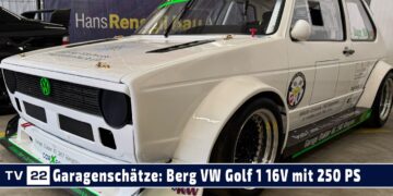 Garagenschätze: VW Golf 1 mit 250 PS in der  Schweizer Bergmeisterschaft von Roger Bürki