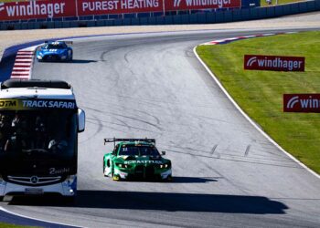Spektakuläres Fan-Erlebnis beim Auftakt in Spielberg: die DTM Track Safari