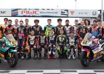 Insgesamt 21 Piloten aus sieben Ländern waren beim Test in Misano dabei