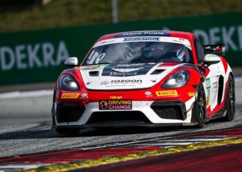 Der Porsche von Razoon - more than Racing war beim Test nicht zu schlagen