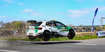 Marijan Griebel und Co-Pilotin Ella Kremer siegten in Sulingen