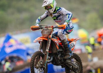 Emil Ziemer ging als Sieger des ADAC MX Junior Cup 125 in Grevenbroich hervor