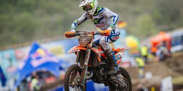 Emil Ziemer ging als Sieger des ADAC MX Junior Cup 125 in Grevenbroich hervor