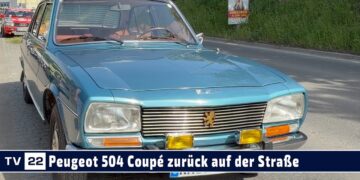 MOTOR TV22: Peugeot 504 Coupe von 1974 – Französischer Klassiker begeistert in Engen