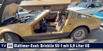 MOTOR TV22: Bricklin SV-1 – Der seltene Corvette-Gegner ist eine echte Rarität in Europa
