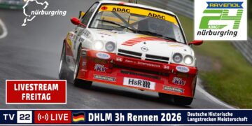 🇩🇪 LIVE Historische Langstrecken Meisterschaft 3h Rennen beim 24h Nürburgring 2026