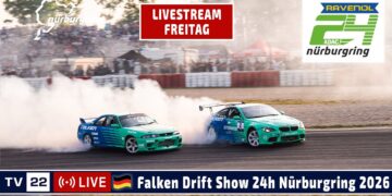 🇩🇪 LIVE Falken-Drift-Show ADAC RAVENOL 24h Nürburgring 2026 – Größte Autorennen der Welt