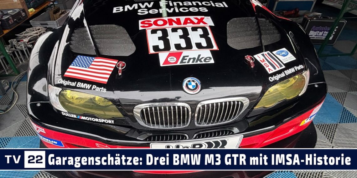 Garagenschätze: Legendäre BMW M3 GTR  IMSA Rennwagen von Duller Motorsport