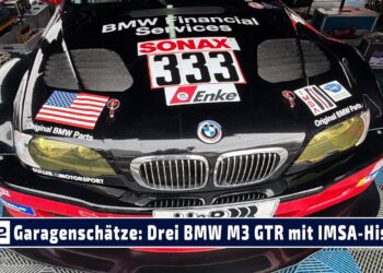 Garagenschätze: Legendäre BMW M3 GTR  IMSA Rennwagen von Duller Motorsport