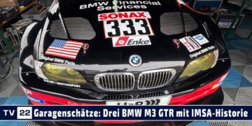 Garagenschätze: Legendäre BMW M3 GTR  IMSA Rennwagen von Duller Motorsport