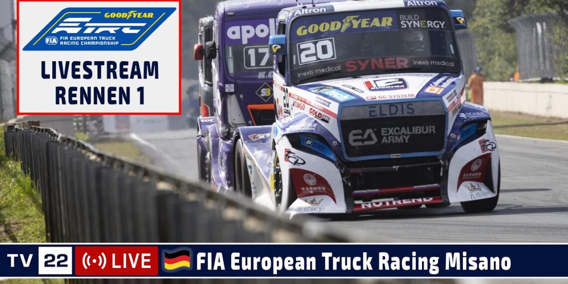 🇩🇪 LIVE Truck Grand Prix Misano: R1 Goodyear FIA European Truck Racing Ch’ship – 30.05.2026