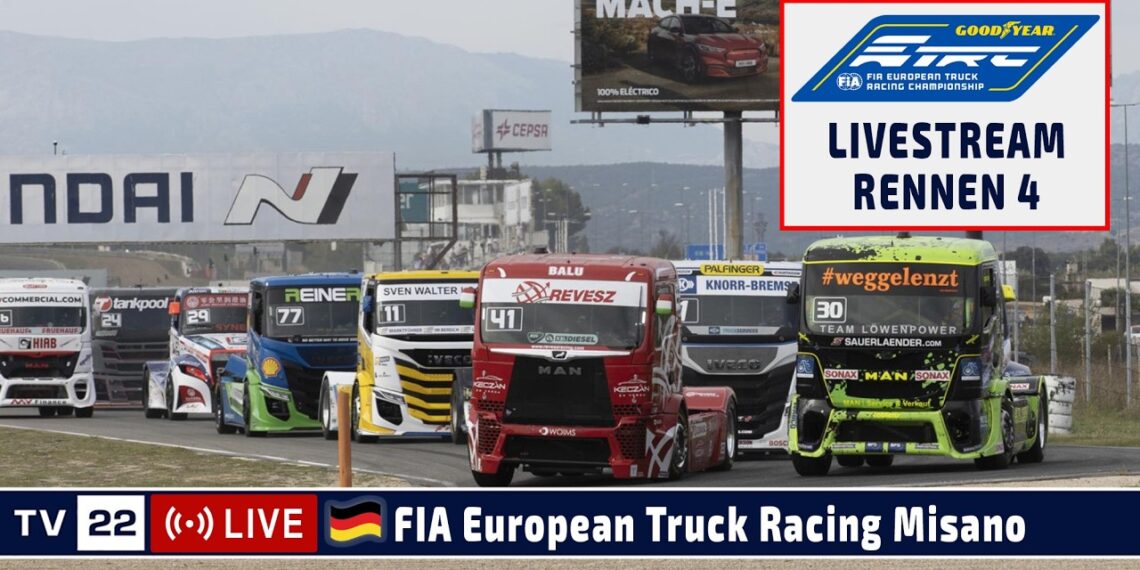 🇩🇪 LIVE Truck Grand Prix Misano: R4 Goodyear FIA European Truck Racing Ch’ship – 31.05.2026