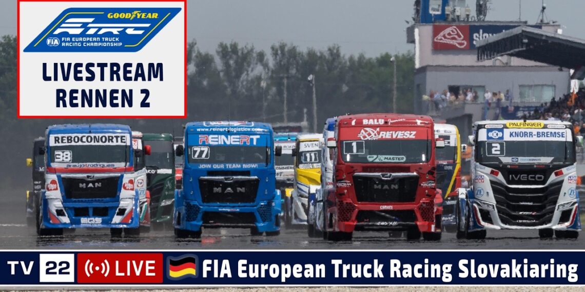 🇩🇪 LIVE Truck Grand Prix Slovakiaring: R2 Goodyear FIA European Truck Racing Ch’ship – 06.06.2026