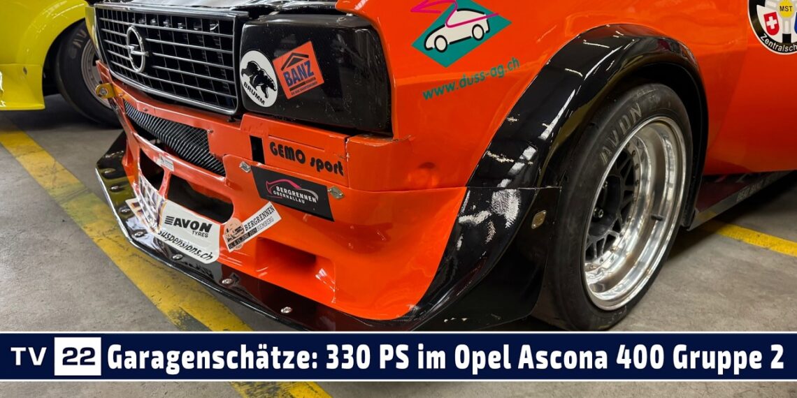 Garagenschätze: Opel Ascona 400 Gruppe 2 – Schweizer Bergrenn-Legende mit 330 PS