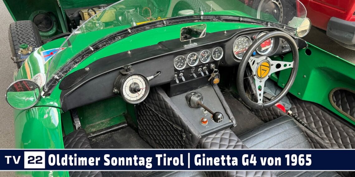 MOTOR TV22: Ginetta G4 von 1965 – Ein echter Exot beim Oldtimer Sonntag Tirol