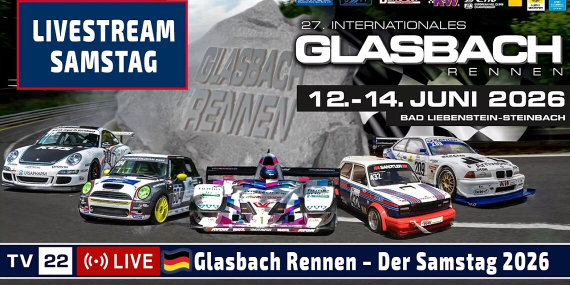 🇩🇪 LIVE Glasbachrennen Samstag 2026 – Hill Climb Glasbach 13. Juni 2026